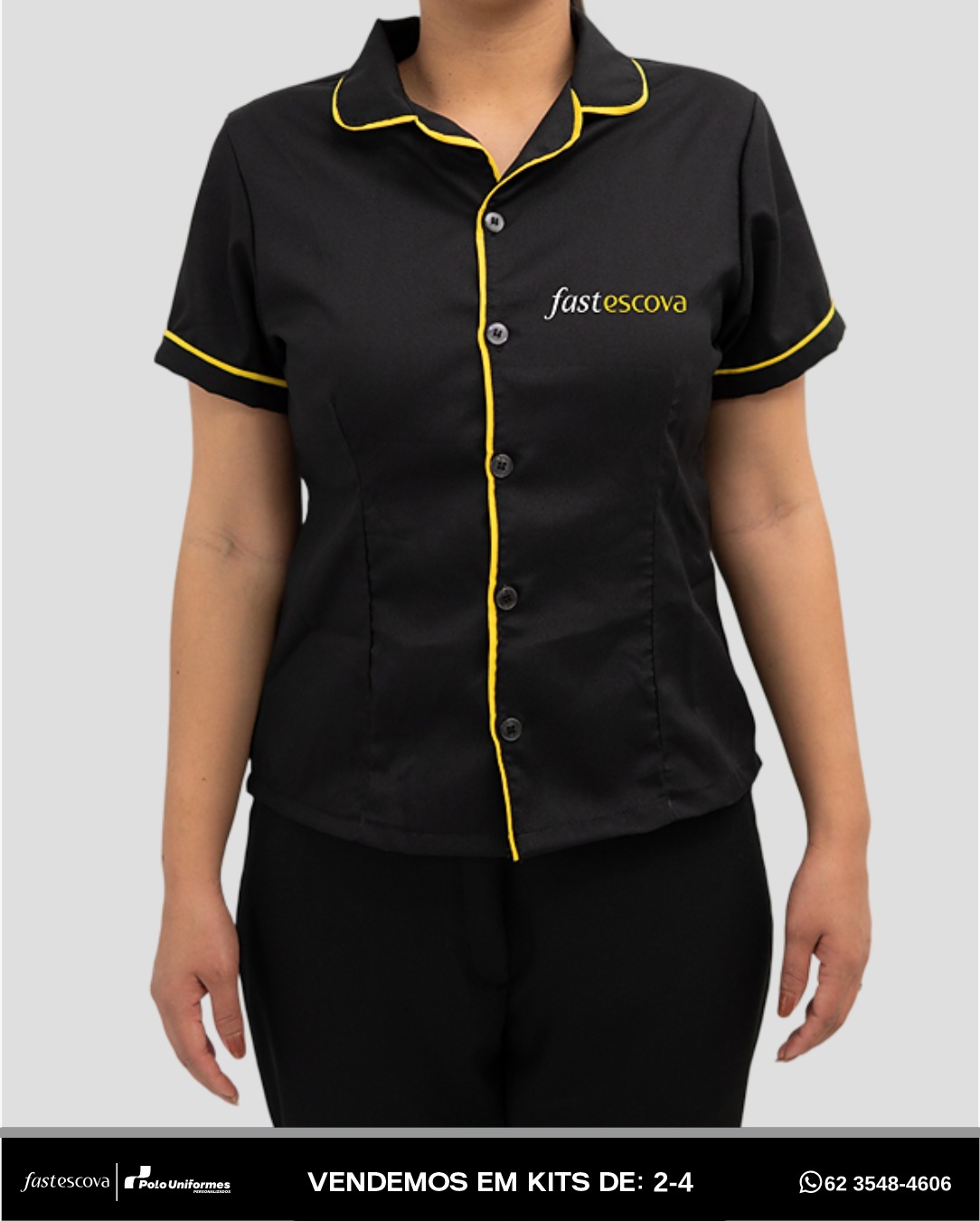 Conjunto Calça e Camisa Auxiliar de Limpeza