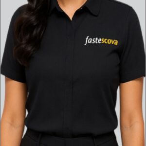 Camisa Manga Curta Preta