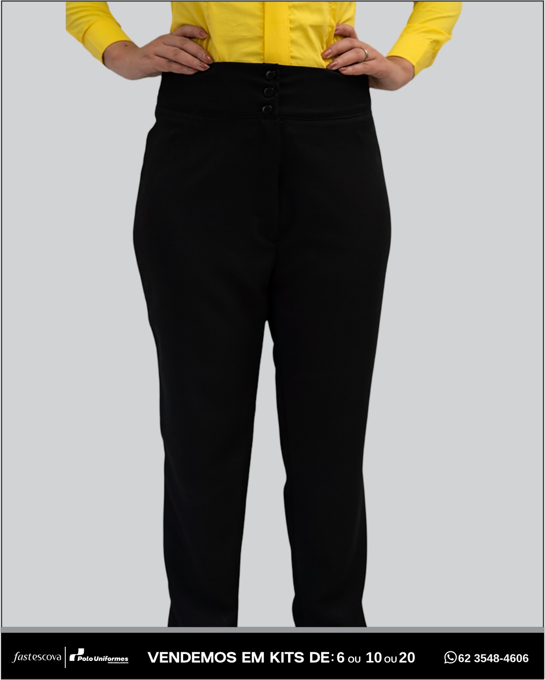Calça Preta Alfaiataria